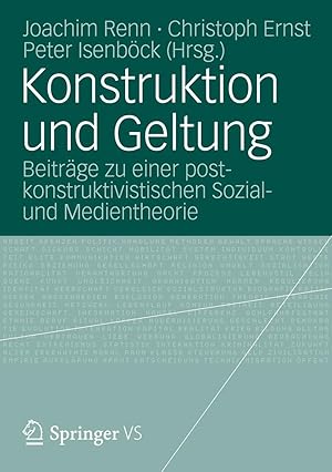 Bild des Verkufers fr Konstruktion und Geltung zum Verkauf von moluna