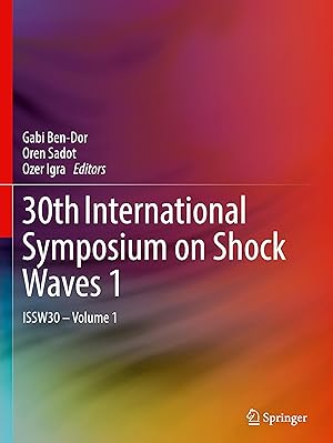 Immagine del venditore per 30th International Symposium on Shock Waves 1 venduto da moluna