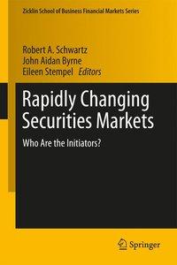 Bild des Verkufers fr Rapidly Changing Securities Markets zum Verkauf von moluna