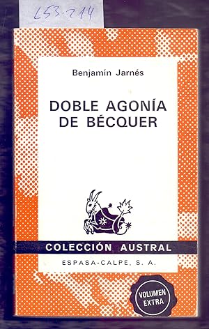 Immagine del venditore per DOBLE AGONIA DE BECQUER venduto da Libreria 7 Soles
