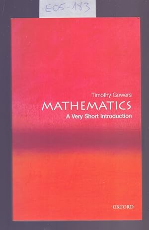 Seller image for MATHEMATICS A VERY SHORT INTRODUCTION for sale by Libreria 7 Soles