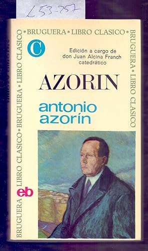 Bild des Verkufers fr ANTONIO AZORIN zum Verkauf von Libreria 7 Soles