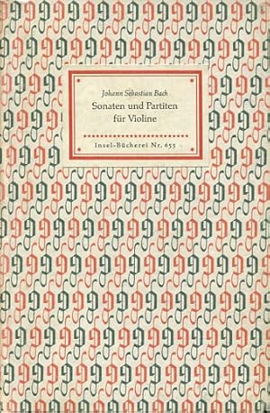 Immagine del venditore per Sonaten und Partiten fr Violine allein [Deckeltitel: Sonaten und Partiten fr Violine. Rckentitel:Violinsonaten] (IB 655). Wiedergabe der Handschrift. Mit einem Nachwort herausgegeben von Gnter Hauwald. Geleitwort von Yehudi Menuhin. venduto da Antiquariat & Buchhandlung Rose