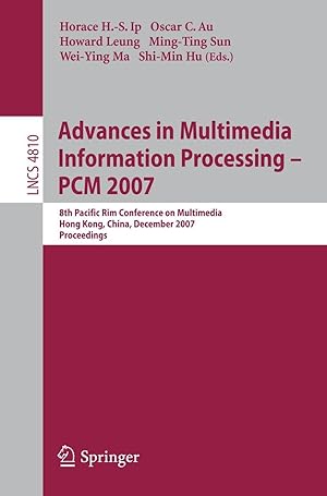 Bild des Verkufers fr Advances in Multimedia Information Processing - PCM 2007 zum Verkauf von moluna