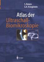 Seller image for Atlas der Ultraschall-Biomikroskopie for sale by moluna