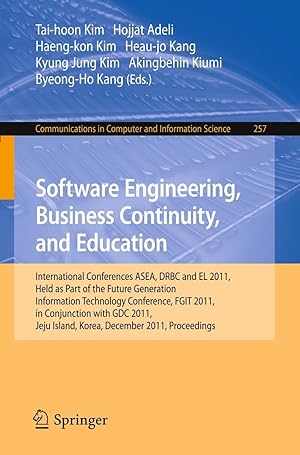 Immagine del venditore per Software Engineering, Business Continuity, and Education venduto da moluna