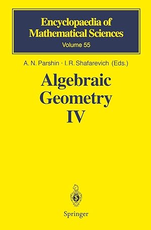 Bild des Verkufers fr Algebraic Geometry 4 zum Verkauf von moluna