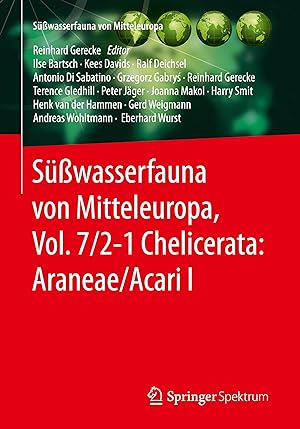 Bild des Verkufers fr Ssswasserfauna von Mitteleuropa, Vol. 7/2-1 Chelicerata: Araneae/Acari I zum Verkauf von moluna