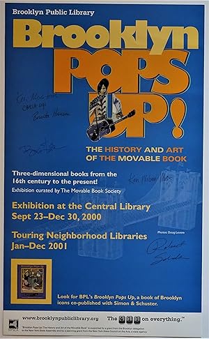 Seller image for (Exhibition Poster) Brooklyn Pops Up ! The History and Art of the Movable Book for sale by Dale Steffey Books, ABAA, ILAB