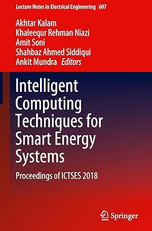 Seller image for Intelligent Computing Techniques for Smart Energy Systems for sale by moluna