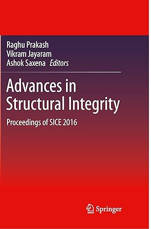 Imagen del vendedor de Advances in Structural Integrity: Proceedings of Sice 2016 a la venta por moluna