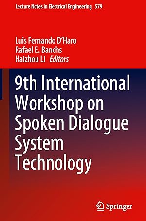 Seller image for 9th International Workshop on Spoken Dialogue Systems for sale by moluna