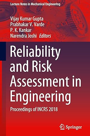 Imagen del vendedor de Reliability and Risk Assessment in Engineering: Proceedings of Incrs 2018 a la venta por moluna