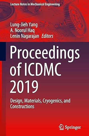Immagine del venditore per Proceedings of ICDMC 2019: Design, Materials, Cryogenics, and Constructions venduto da moluna
