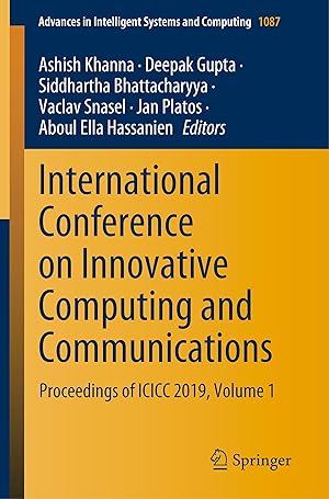 Immagine del venditore per International Conference on Innovative Computing and Communications venduto da moluna