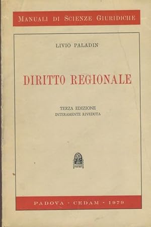 Imagen del vendedor de Diritto regionale a la venta por librisaggi