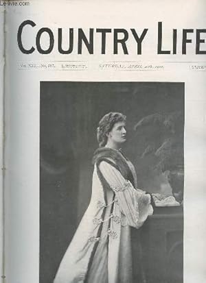 Seller image for Country Life vol.XXI n537 saturday april 20th 1907 - Our portait illustraion Mrs.Sacheverell-Bateman - england's heritage - country notes - the delaying english spring (illustrated) - a leaf in kew gardens - the source of London (illustrated) etc. for sale by Le-Livre