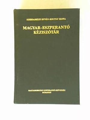 Magyar - Eszperantó Kéziszótár. Területszerkesztök Haszpra Ottó, Wacha Balázs