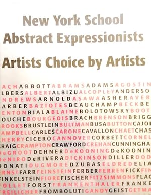 Seller image for New York School Abstract Expressionists: Artists By Choice for sale by Structure, Verses, Agency  Books