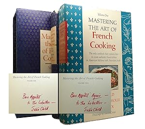 MASTERING THE ART OF FRENCH COOKING Vol 1 & 2. Both SIGNED
