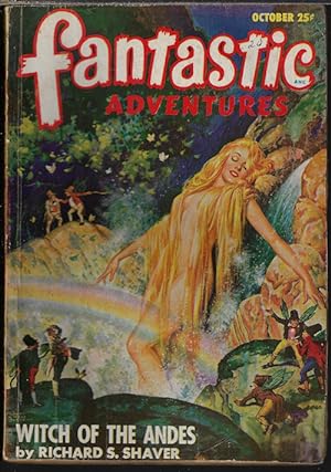 Image du vendeur pour FANTASTIC ADVENTURES: October, Oct. 1947 mis en vente par Books from the Crypt