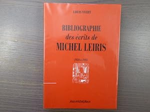 Imagen del vendedor de BIBLIOGRAPHIE des crits de Michel LEIRIS. 1924  1945. a la venta por Tir  Part