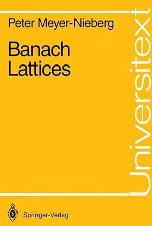 Seller image for Banach Lattices for sale by AHA-BUCH GmbH