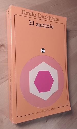 Seller image for El suicidio for sale by Llibres Bombeta