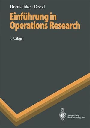 Bild des Verkufers fr Einfhrung in Operations Research (Springer-Lehrbuch) zum Verkauf von Versandantiquariat Felix Mcke