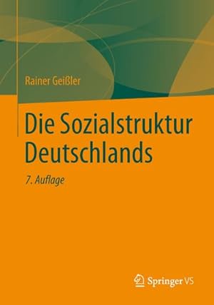 Immagine del venditore per Die Sozialstruktur Deutschlands venduto da Rheinberg-Buch Andreas Meier eK