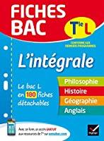 Image du vendeur pour L'intgrale, Terminale L : Le Bac L En 180 Fiches Dtachables : Philosophie, Histoire, Gographie, A mis en vente par RECYCLIVRE