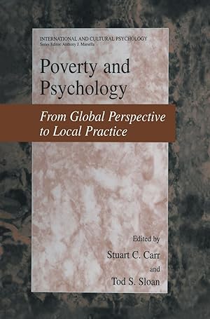 Bild des Verkufers fr Poverty and Psychology: From Global Perspective to Local Practice zum Verkauf von moluna
