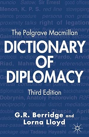 Imagen del vendedor de The Palgrave MacMillan Dictionary of Diplomacy a la venta por moluna