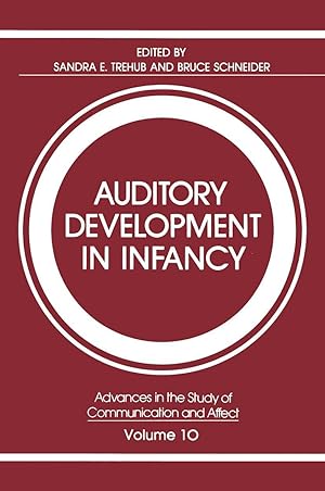 Bild des Verkufers fr Auditory Development in Infancy zum Verkauf von moluna