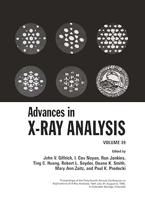 Bild des Verkufers fr Advances in X-Ray Analysis: Volume 39 zum Verkauf von moluna