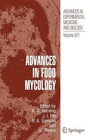 Image du vendeur pour Advances in Food Mycology mis en vente par moluna