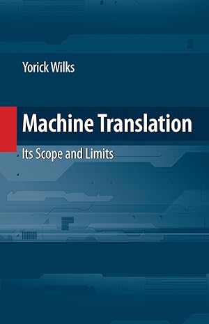 Immagine del venditore per Machine Translation: Its Scope and Limits venduto da moluna