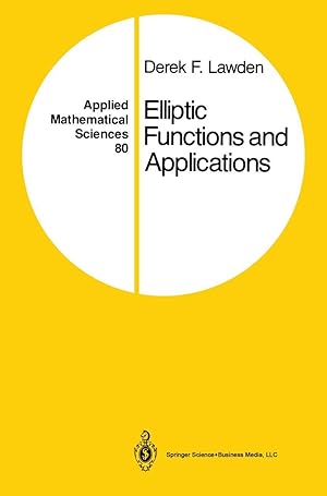 Imagen del vendedor de Elliptic Functions and Applications a la venta por moluna