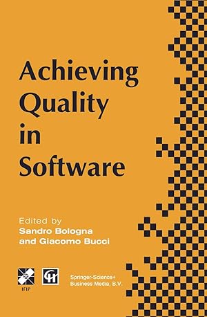 Bild des Verkufers fr Achieving Quality in Software: Proceedings of the Third International Conference on Achieving Quality in Software, 1996 zum Verkauf von moluna