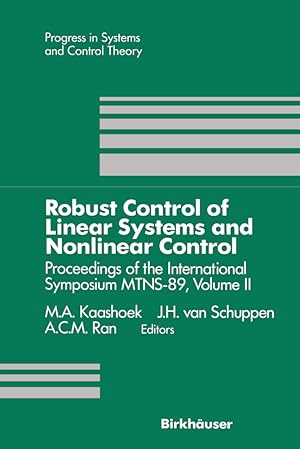 Imagen del vendedor de Robust Control of Linear Systems and Nonlinear Control a la venta por moluna