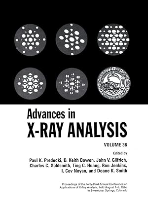 Bild des Verkufers fr Advances in X-Ray Analysis: Volume 38 zum Verkauf von moluna