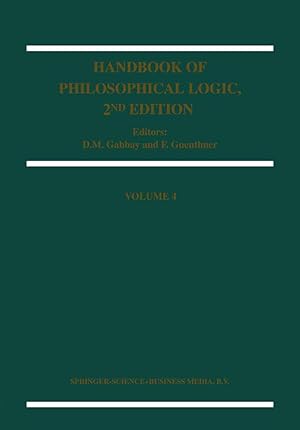 Bild des Verkufers fr Handbook of Philosophical Logic zum Verkauf von moluna