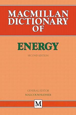 Immagine del venditore per Dictionary of Energy venduto da moluna