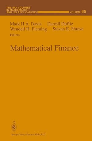 Image du vendeur pour Mathematical Finance mis en vente par moluna