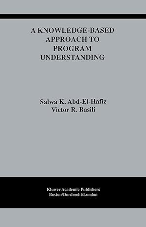 Seller image for A Knowledge-Based Approach to Program Understanding for sale by moluna