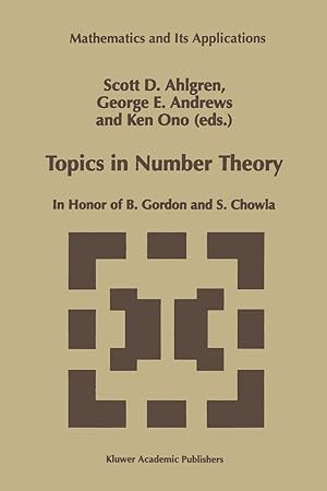 Seller image for Topics in Number Theory: In Honor of B. Gordon and S. Chowla for sale by moluna