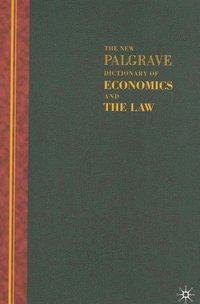 Seller image for NA, N: The New Palgrave Dictionary of Economics and the Law for sale by moluna