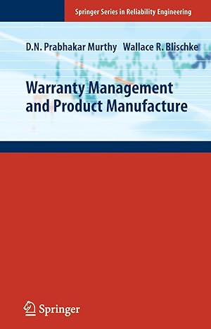 Image du vendeur pour Warranty Management and Product Manufacture mis en vente par moluna