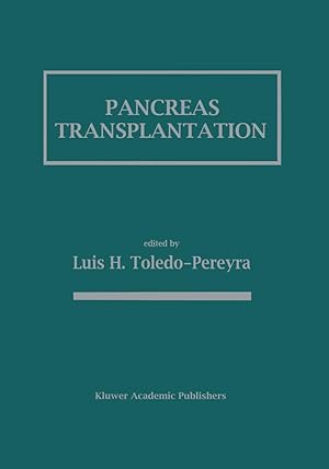 Bild des Verkufers fr Pancreas Transplantation zum Verkauf von moluna