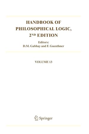 Bild des Verkufers fr Handbook of Philosophical Logic, Volume 13 zum Verkauf von moluna